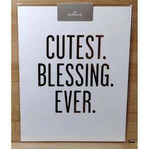 Hallmark 'Cutest Blessing Ever' Wall‎ Art Print